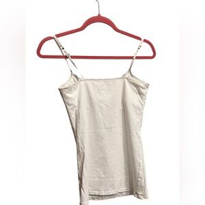 Ivory Tank Top Cream Cotton